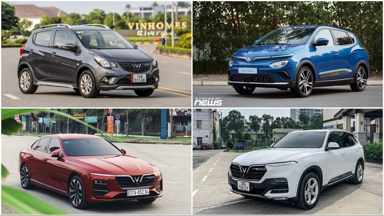 XE CỦA NĂM 2022: VinFast đang dẫn đầu 4 phân hạng