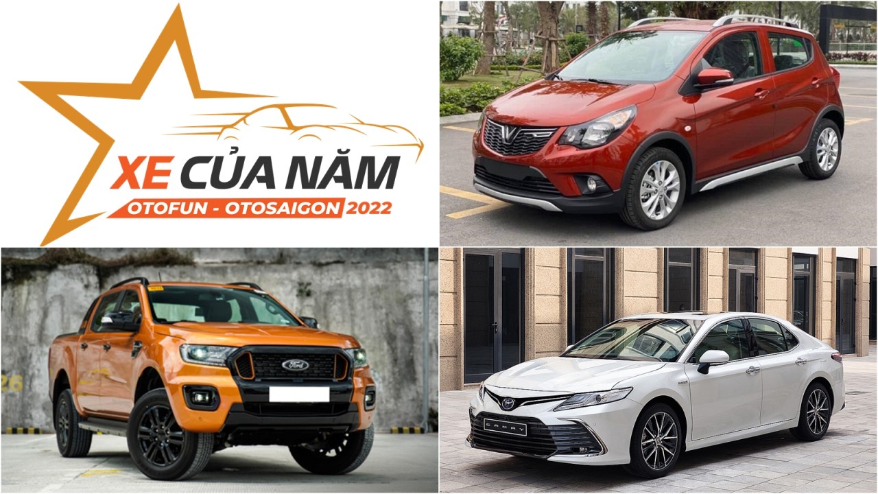 XE CỦA NĂM 2022: 3 mẫu xe được hơn 10.000 người bình chọn ở giai đoạn 1 XE CỦA NĂM 2022: 3 mẫu xe được hơn 10.000 người bình chọn ở giai đoạn 1