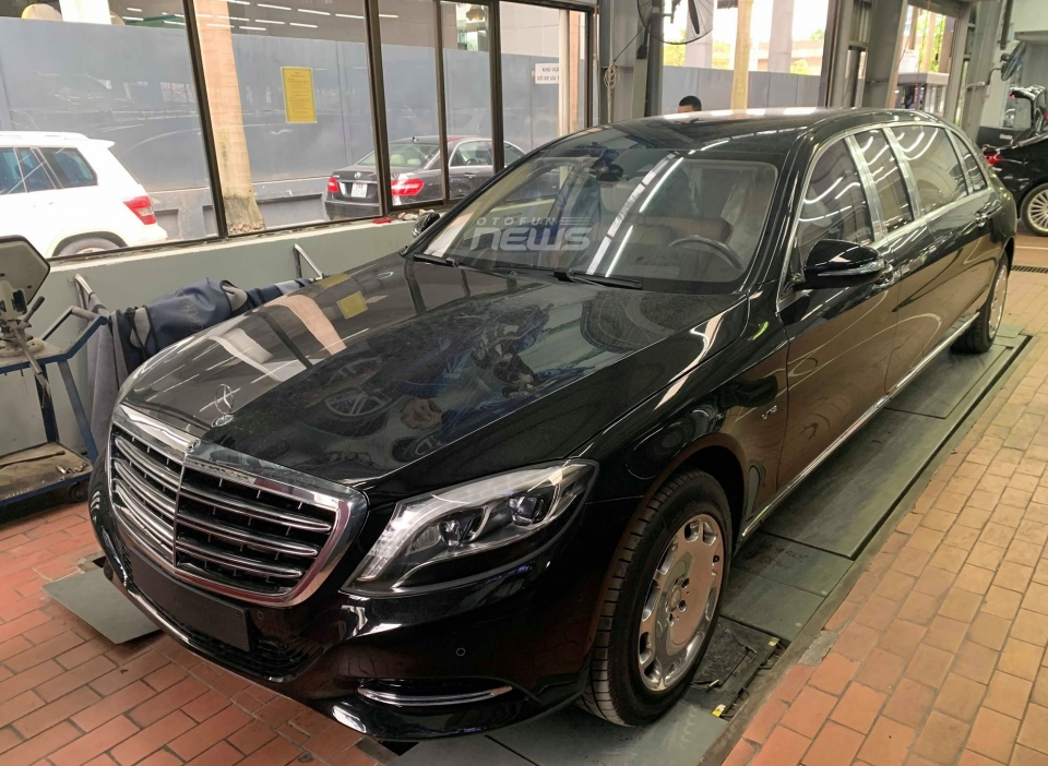 Mercedes-Maybach S600 Pullman đầu tiên Hà Nội mercedes maybach s600 pullman dau tien ha noi