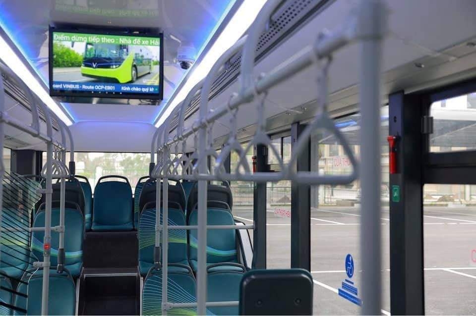 Lộ hình ảnh xe buýt điện VinBus Lộ hình ảnh xe buýt điện VinBus