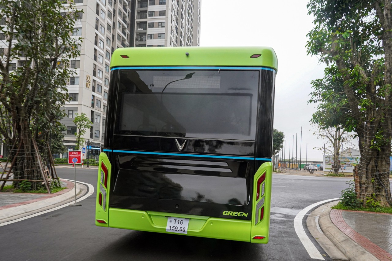 Lộ hình ảnh xe buýt điện VinBus Lộ hình ảnh xe buýt điện VinBus