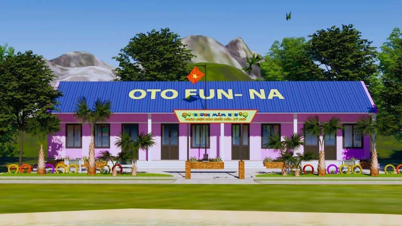 OtoFun Nghệ An khởi công xây trường học cho trẻ vùng cao