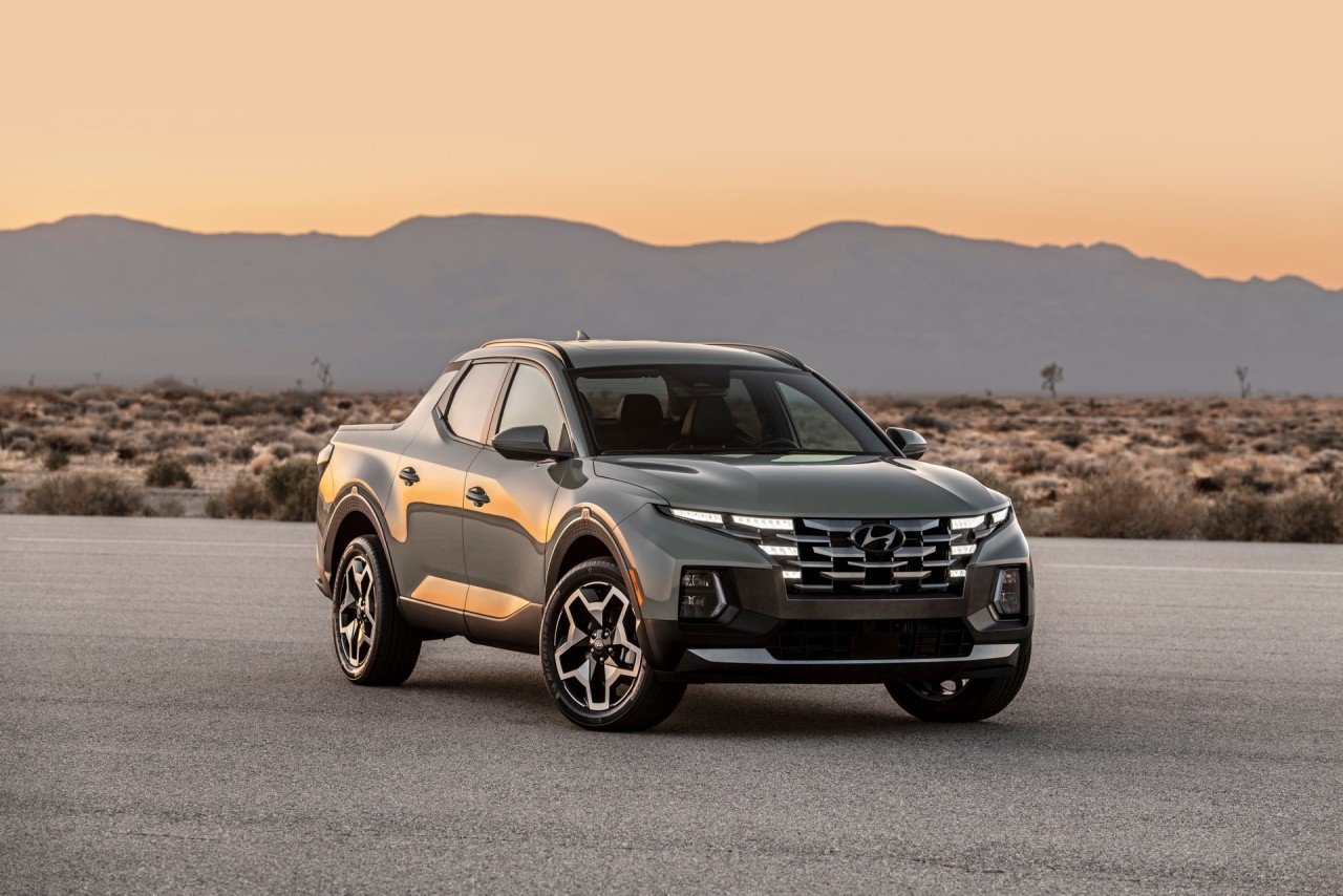 Xe bán tải Hyundai Santa Cruz đầu tiên trên thế giới