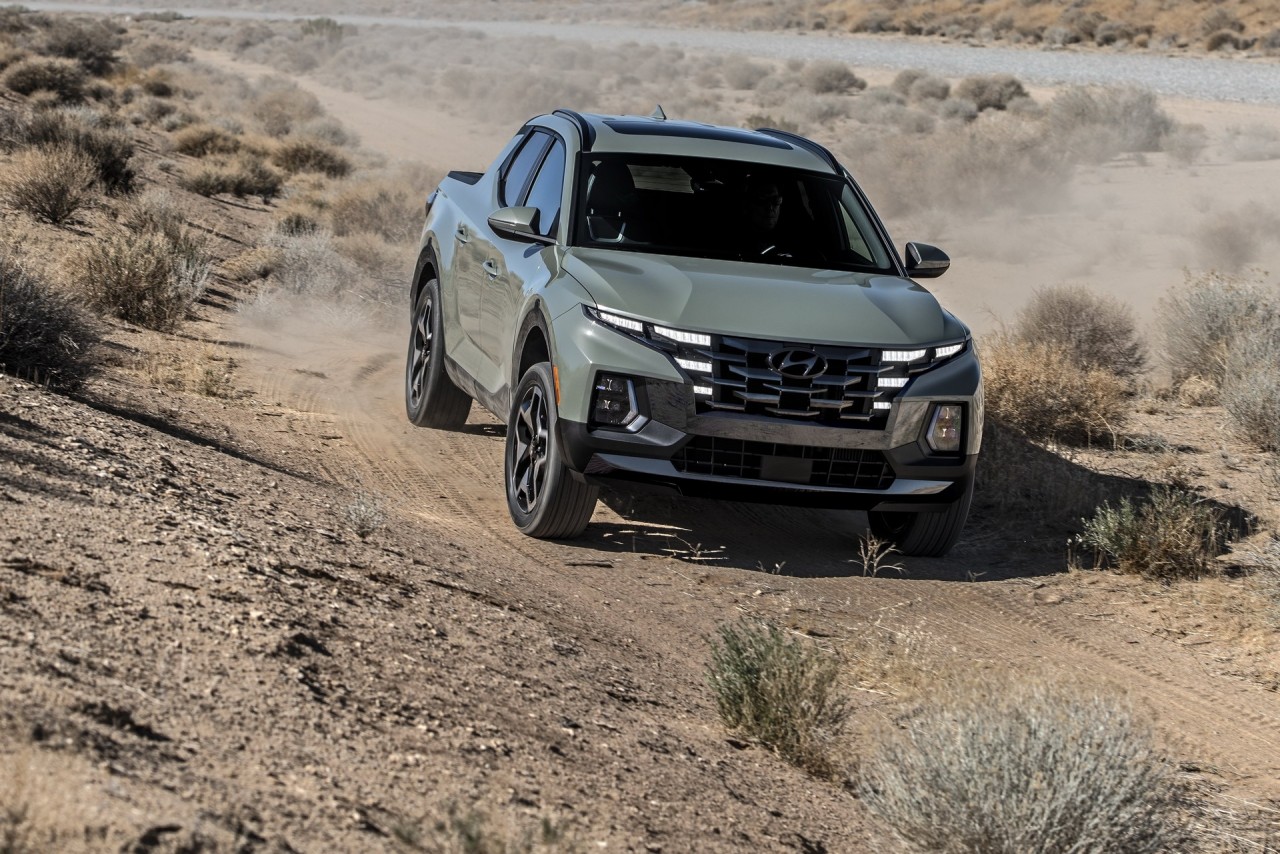 Xe bán tải Hyundai Santa Cruz đầu tiên trên thế giới