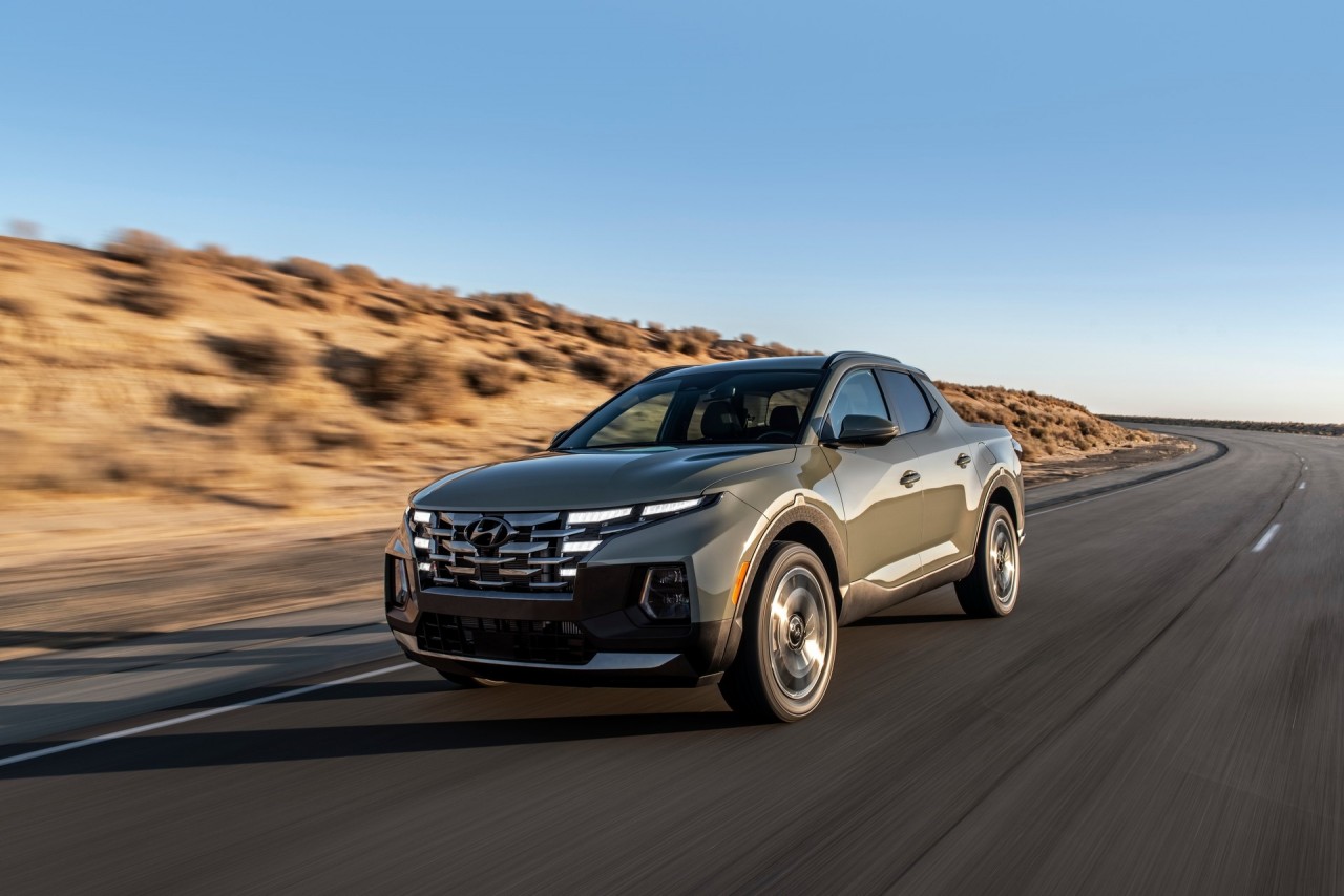 Xe bán tải Hyundai Santa Cruz đầu tiên trên thế giới