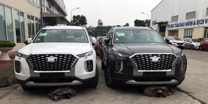 Hyundai Palisade bất ngờ xuất hiện tại Việt Nam với số lượng lớn hyundai palisade bat ngo xuat hien tai viet nam voi so luong lon