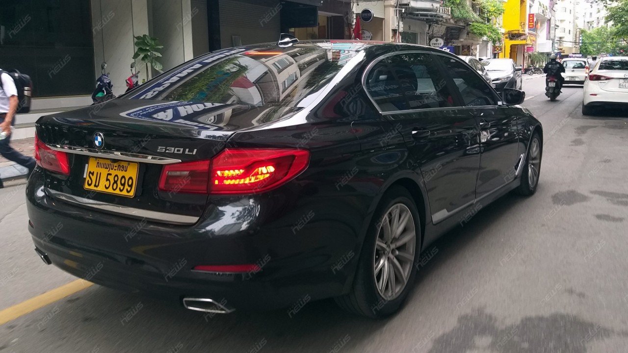 bat gap bmw 530li truc co so dai danh rieng thi truong trung quoc mang bien so lao tren duong pho viet nam