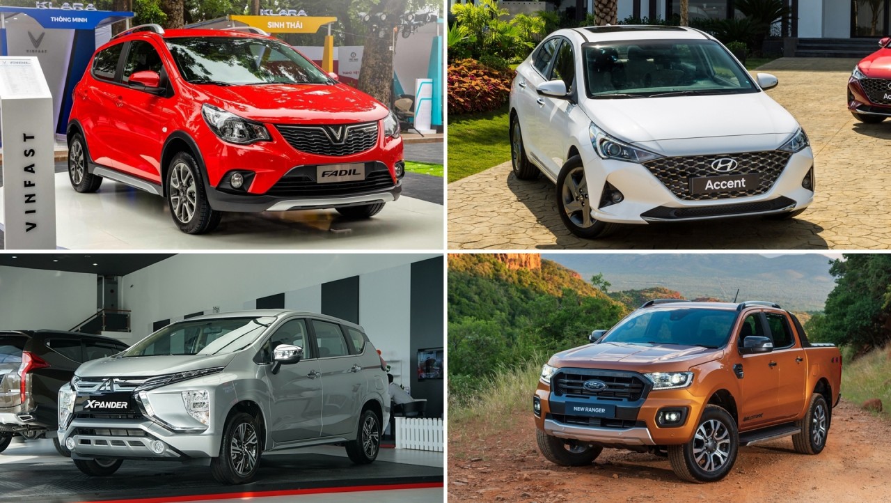 Top 3 mẫu xe bán chạy từng phân khúc trong tháng 4/2021 Top 3 mẫu xe bán chạy từng phân khúc trong tháng 4/2021