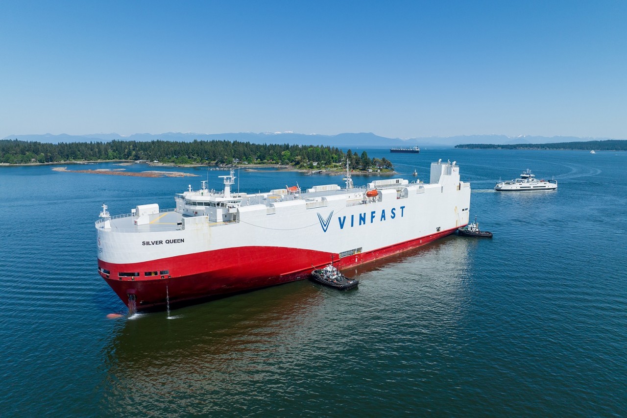 Lô xe VinFast VF8 đầu tiên đến Canada Lô xe VinFast VF8 đầu tiên đến Canada