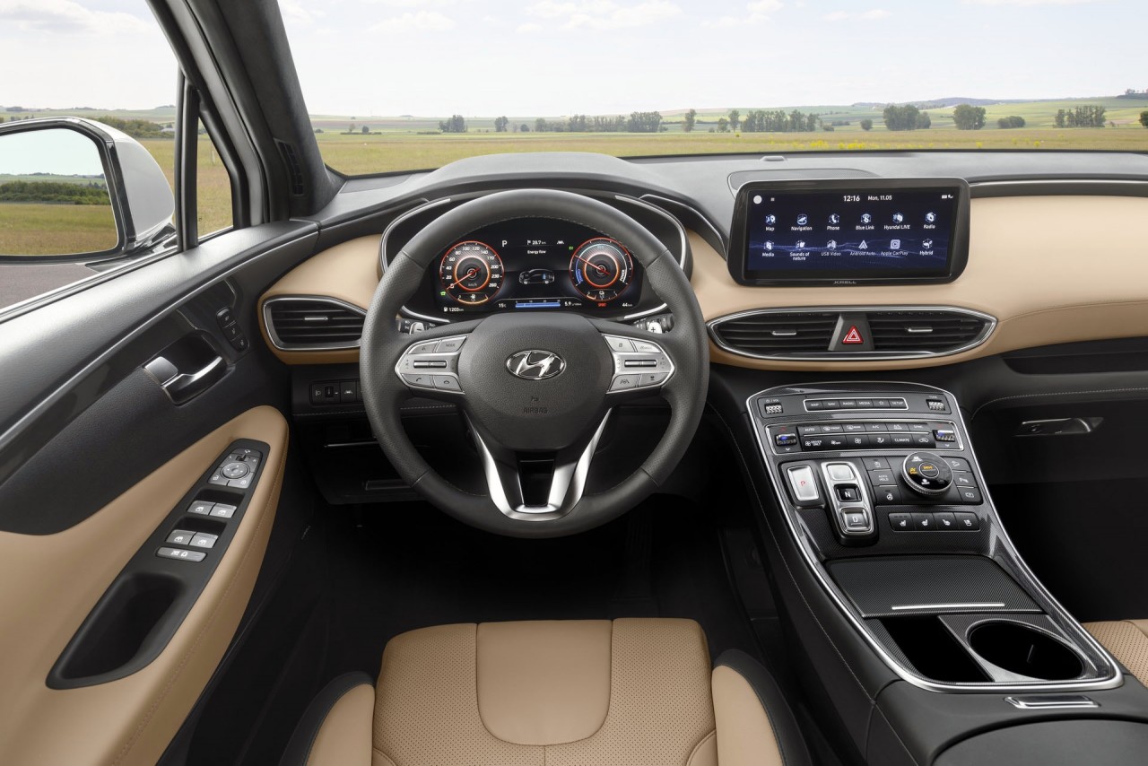 kham pha dien mao hyundai santafe moi