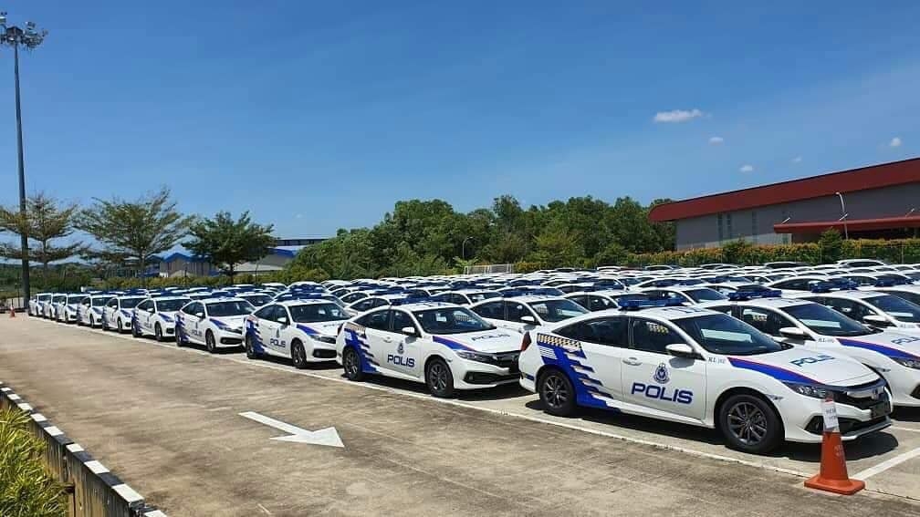 Cảnh sát Malaysia nhận 425 xe Honda Civic mới canh sat malaysia nhan 425 xe honda civic moi