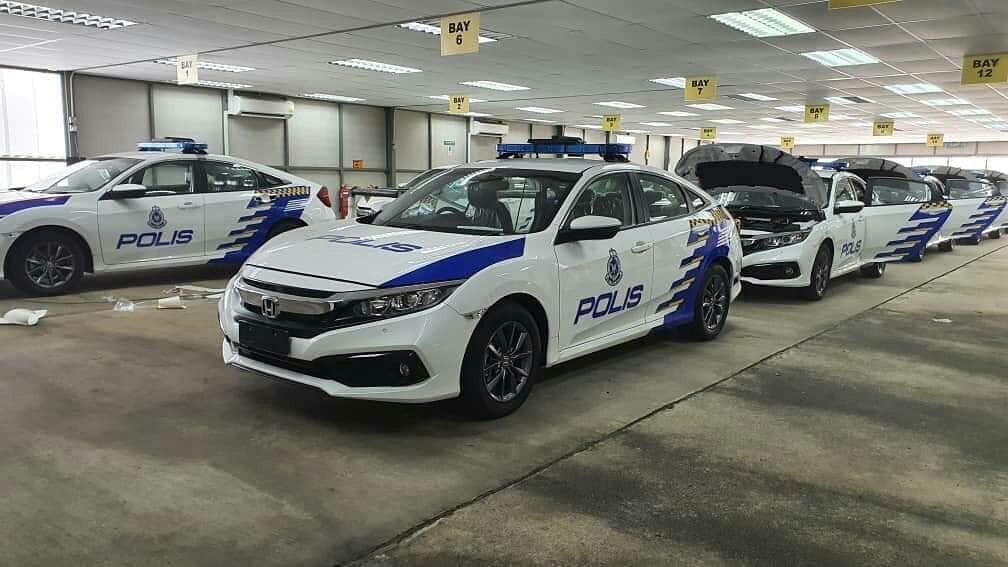 Cảnh sát Malaysia nhận 425 xe Honda Civic mới canh sat malaysia nhan 425 xe honda civic moi