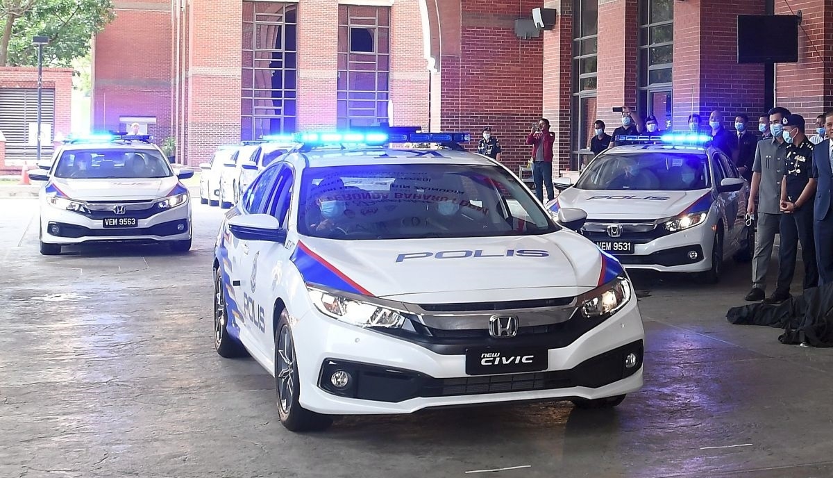 Cảnh sát Malaysia nhận 425 xe Honda Civic mới canh sat malaysia nhan 425 xe honda civic moi
