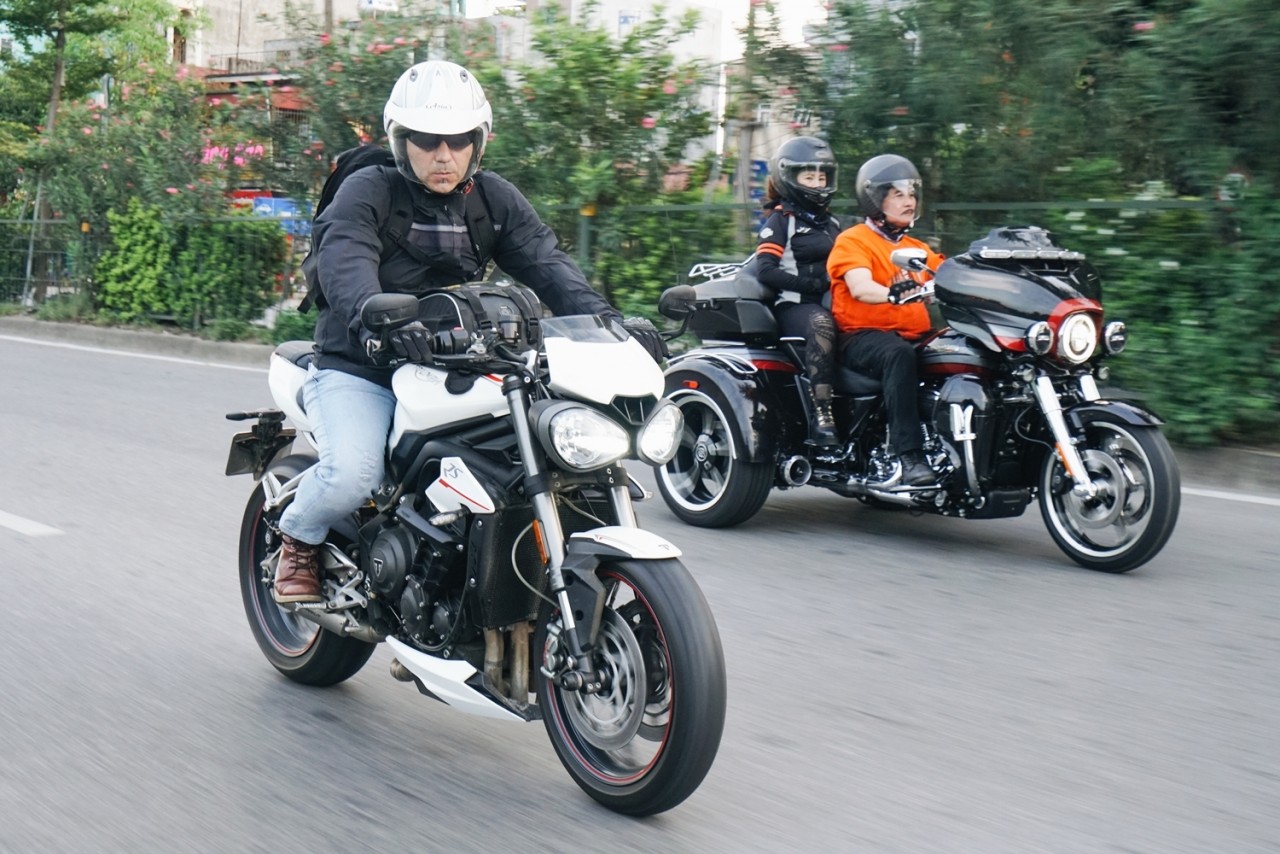 hang tram xe motor phan khoi lon tham gia ngay hoi bike weekend tai ha long