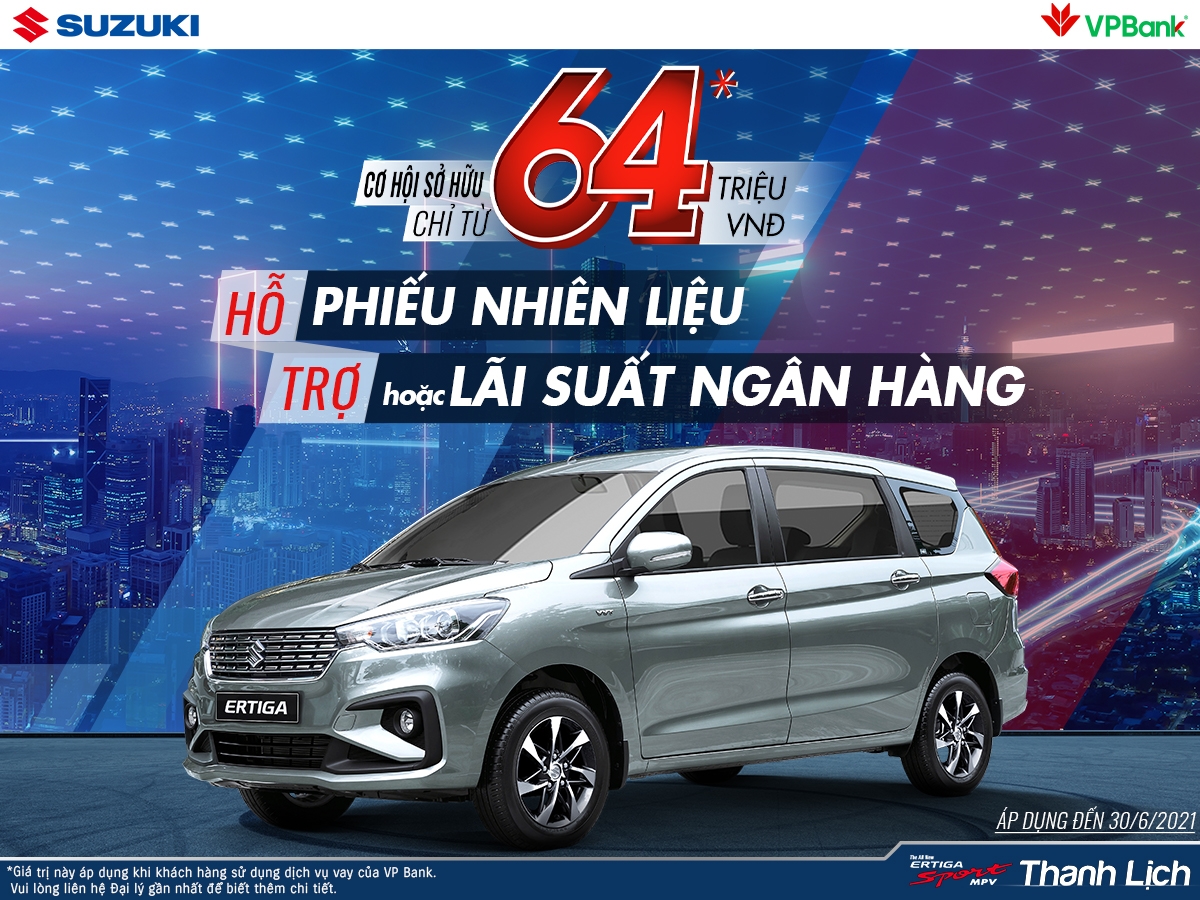 Suzuki Ertiga - mẫu MPV lý tưởng để an toàn di chuyển, gắn kết gia đình Suzuki Ertiga - mẫu MPV lý tưởng để an toàn di chuyển, gắn kết gia đình