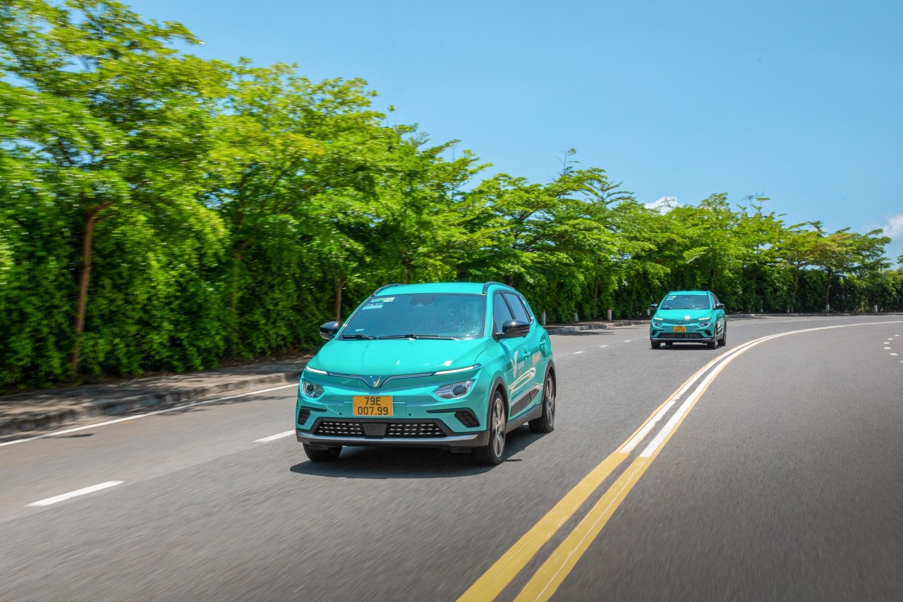 Taxi điện Xanh SM khai trương tại Nha Trang Taxi điện Xanh SM khai trương tại Nha Trang