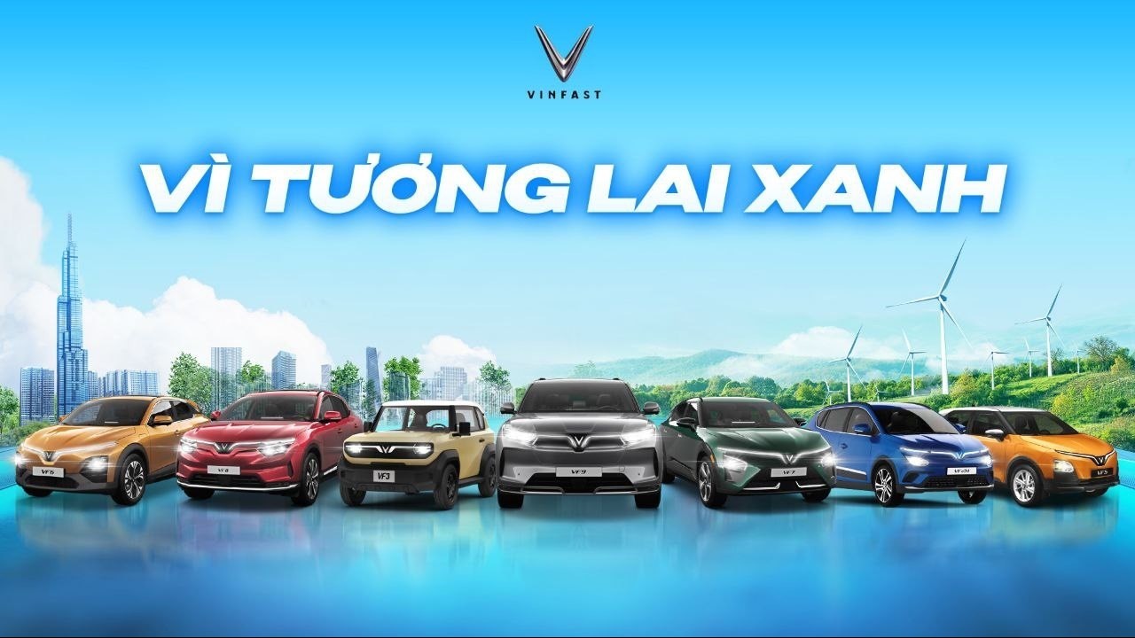 Toàn bộ xe điện VinFast sẽ được trưng bày vào ngày 7/7, bao gồm ba xe mới là VF3 VF6 VF7