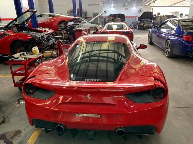 Siêu xe Ferrari 488 GTB của ca sỹ Tuấn Hưng sắp tái xuất sieu xe ferrari 488 gtb cua ca sy tuan hung sap tai xuat