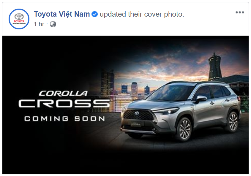 xe gam cao toyota corolla cross sap ra mat