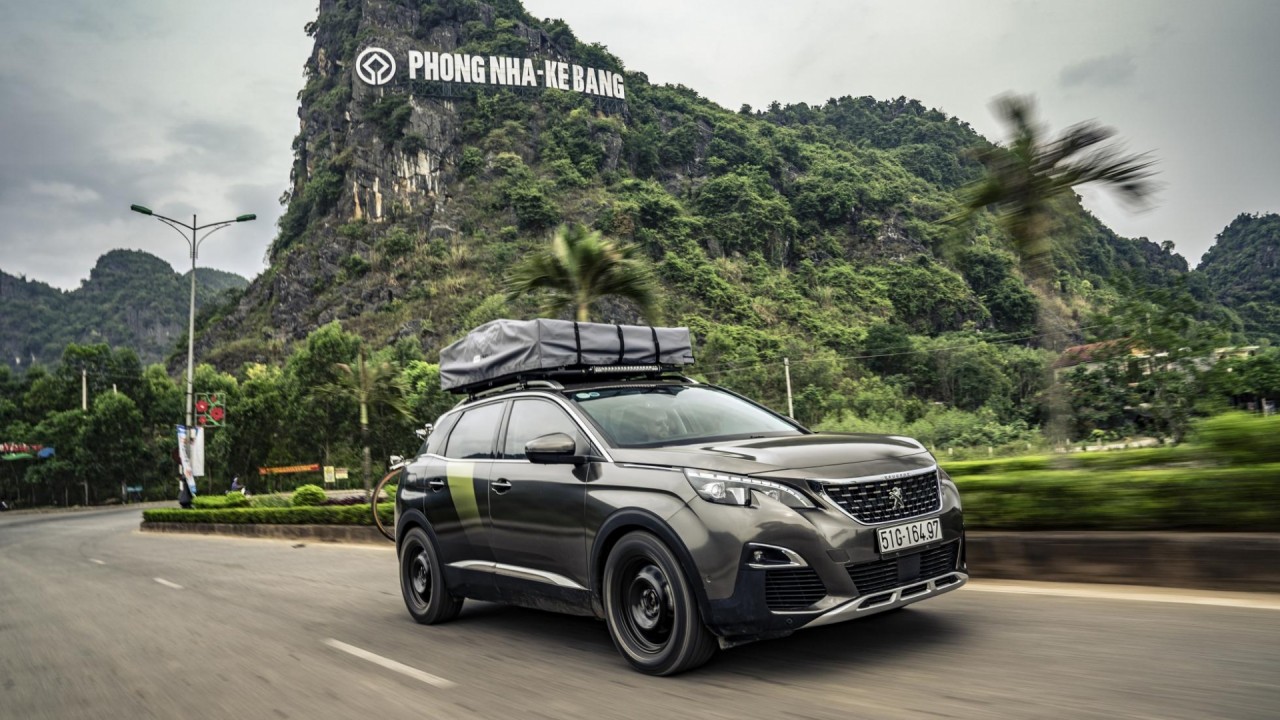 top gear cung chiec peugeot 3008 do offroad kham pha duong truong son
