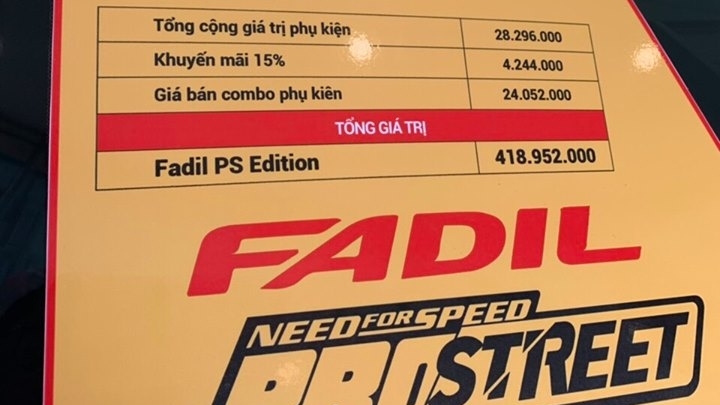 "Hàng hot" VinFast Fadil độ thể thao giá 419 triệu đồng