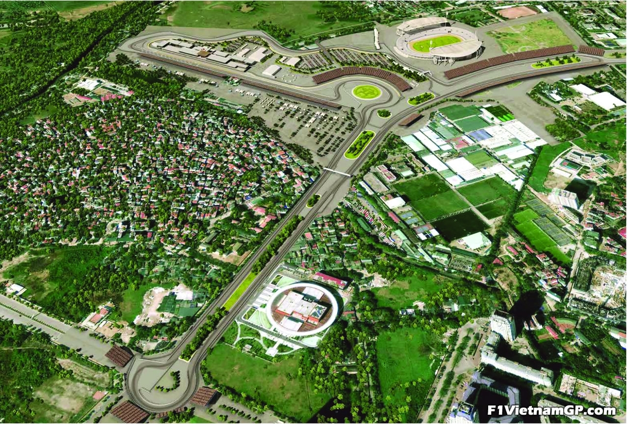 Hà Nội cấm xe nhiều tuyến phố để thi công đường đua F1 Việt Nam ha noi cam xe nhieu tuyen pho de thi cong duong dua f1 viet nam