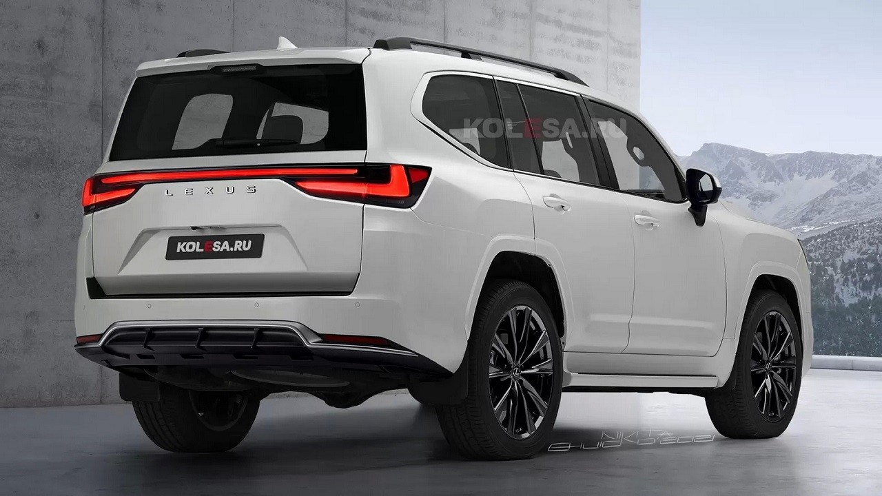 Hình phác thảo Lexus LX hoàn toàn mới Hình phác thảo Lexus LX hoàn toàn mới