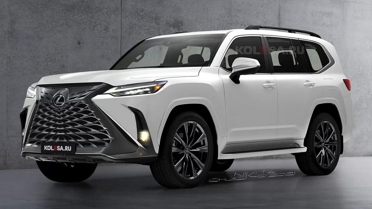 Hình phác thảo Lexus LX hoàn toàn mới Hình phác thảo Lexus LX hoàn toàn mới