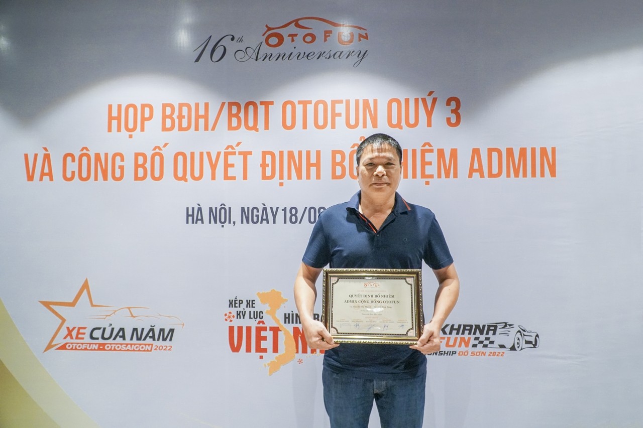 Cộng đồng OtoFun bổ nhiệm Admin mới Cộng đồng OtoFun bổ nhiệm Admin mới