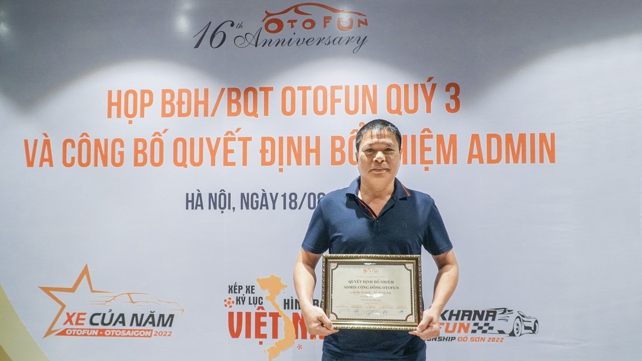 Cộng đồng OtoFun bổ nhiệm Admin mới