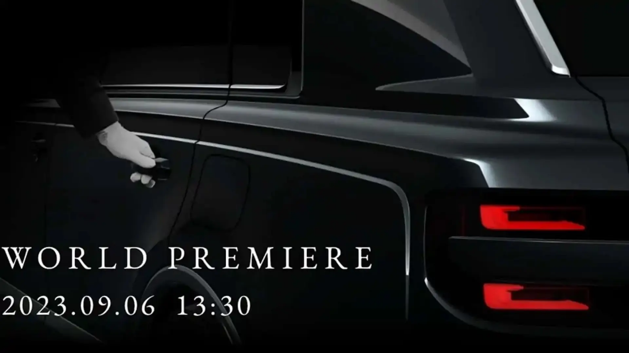 Toyota Century SUV ra mắt ngày 6/9 tới