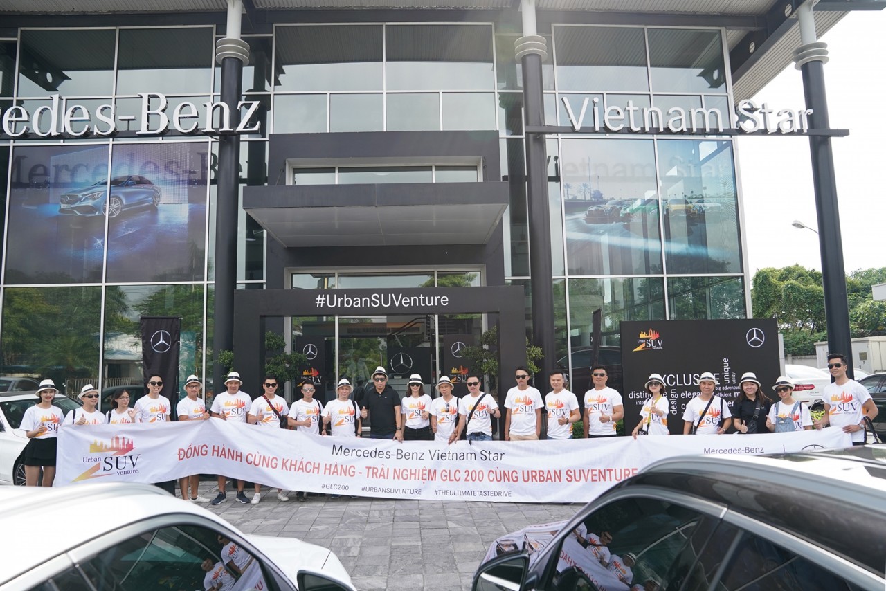 mercedes benz glc200 urban suventure hanh trinh tan huong ca nam giac quan