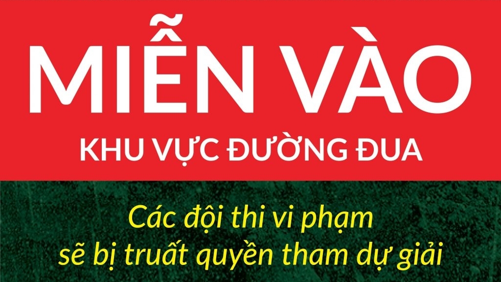 Các đội đua có thể bị loại khỏi PVOIL VOC 2020 nếu cố tình luyện tập trên đường đua khi giải chưa khai mạc