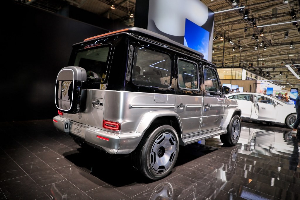 Cận cảnh hình mẫu Mercedes EQG chạy điện Cận cảnh hình mẫu Mercedes EQG chạy điện