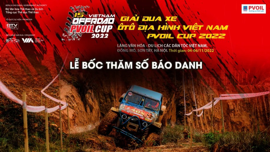 [PVOIL VOC 2022] Công bố kết quả bốc thăm số báo danh các đội đua