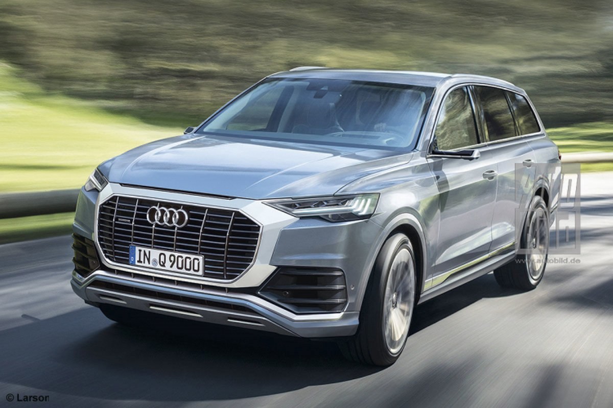 Audi Q9 xuất hiện trên đường thử Audi Q9 xuất hiện trên đường thử
