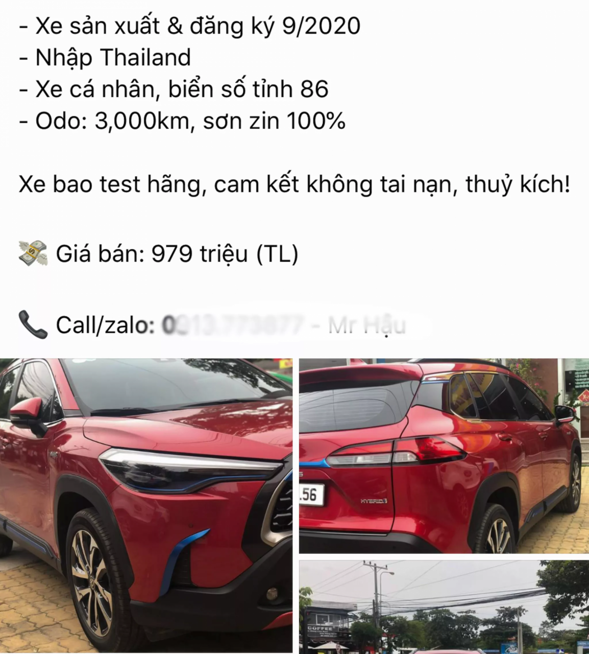 Toyota Corolla Cross cũ đầu tiên, đắt hơn xe mới 69 triệu đồng Toyota Corolla Cross cũ đầu tiên, đắt hơn xe mới 69 triệu đồng