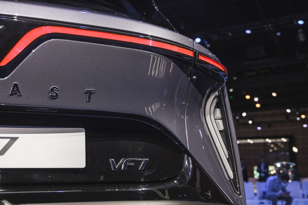 Cận cảnh nội thất VinFast VF7 tại Los Angeles Auto Show 2022 Cận cảnh nội thất VinFast VF7 tại Los Angeles Auto Show 2022
