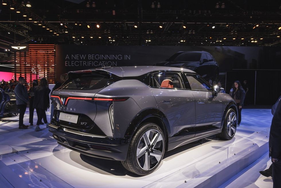 Cận cảnh nội thất VinFast VF7 tại Los Angeles Auto Show 2022 Cận cảnh nội thất VinFast VF7 tại Los Angeles Auto Show 2022