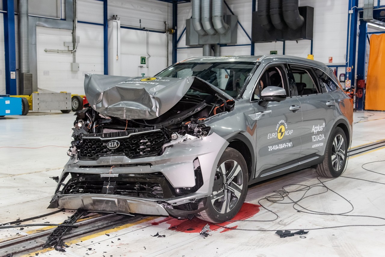 Kia Sorento được chứng nhận an toàn 5 sao bởi Euro NCAP