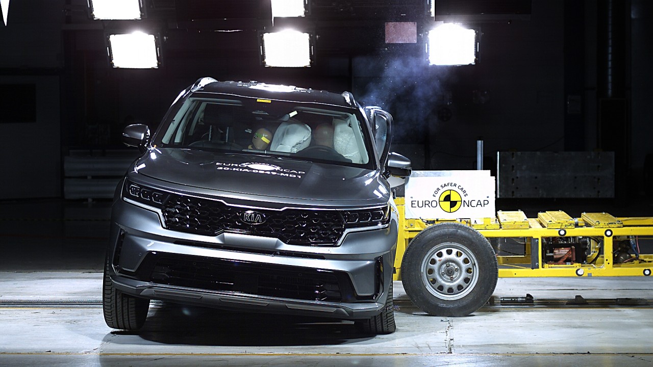 Kia Sorento được chứng nhận an toàn 5 sao bởi Euro NCAP