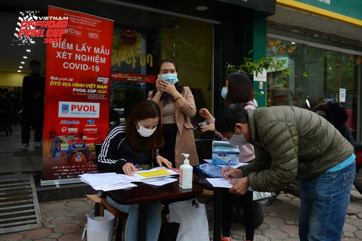 [PVOIL VOC 2021] Hoàn thành lấy mẫu xét nghiệm Covid 19
