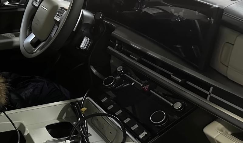 Lộ nội thất Hyundai SantaFe thế hệ mới Lộ nội thất Hyundai SantaFe thế hệ mới