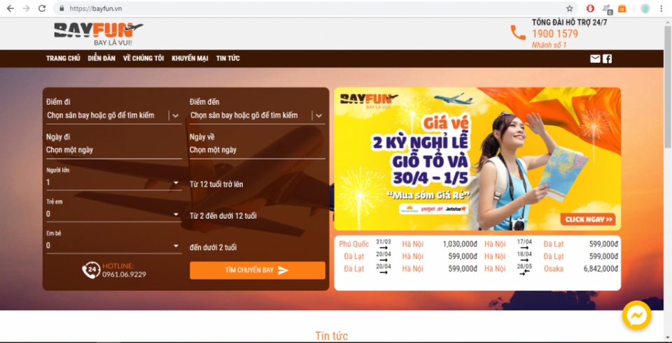 gia ve may bay trong dip nghi le 304 15 va gio to