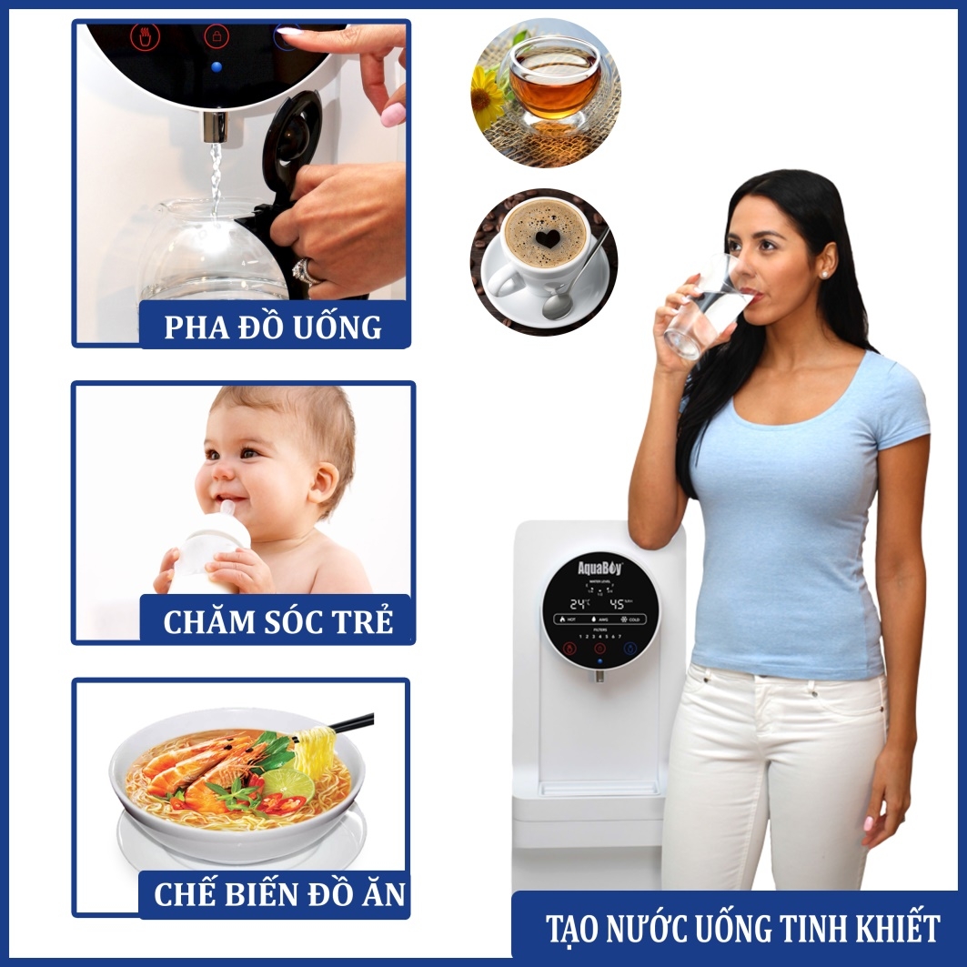 Máy tạo nước từ không khí Aquaboy® - Xóa tan nỗi lo thiếu nước sạch