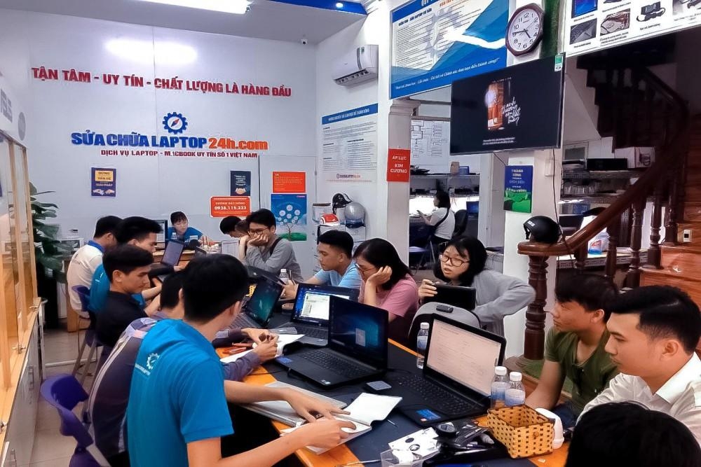 Sửa chữa Laptop 24h.com thành công nhờ những ưu điểm uy tín vượt trội