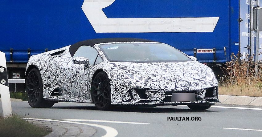 Lamborghini 'nhá hàng' siêu bò Huracan phiên bản nâng cấp lamborghini nha hang sieu bo huracan phien ban nang cap