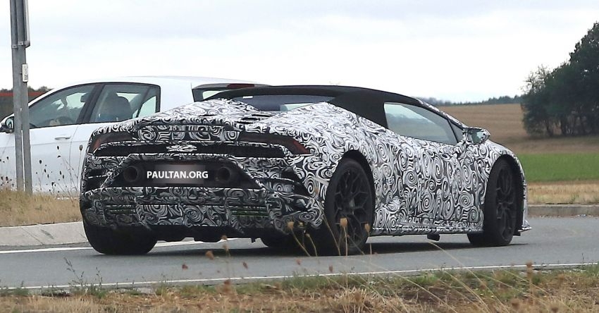 Lamborghini 'nhá hàng' siêu bò Huracan phiên bản nâng cấp lamborghini nha hang sieu bo huracan phien ban nang cap