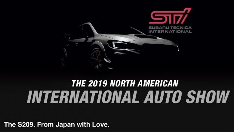 Subaru WRX STI 209 hé lộ những hình ảnh đầu tiên