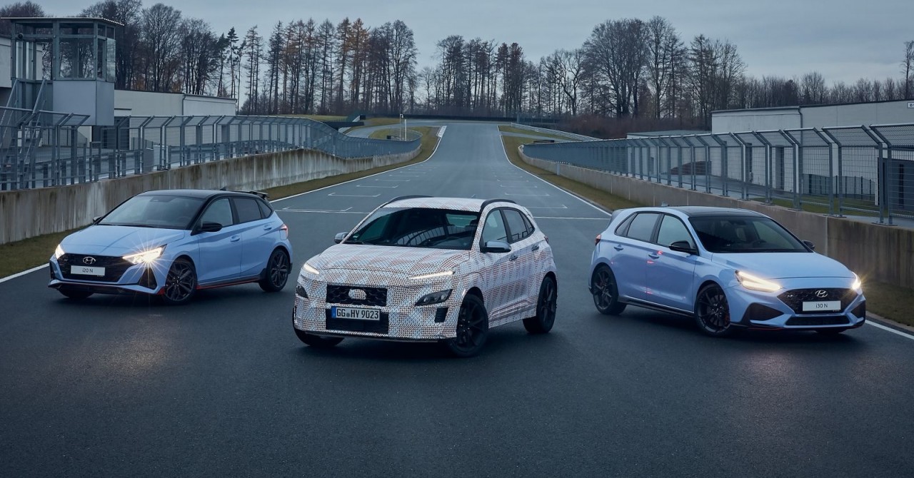 Lộ diện Hyundai Kona hiệu năng cao, công suất 246 mã lực